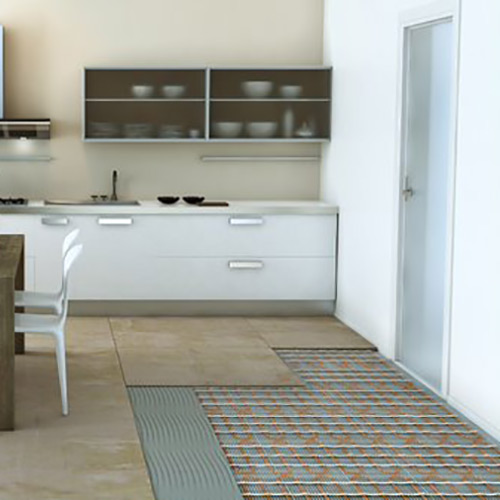 heating conservatories and small spaces with water based underfloor heating